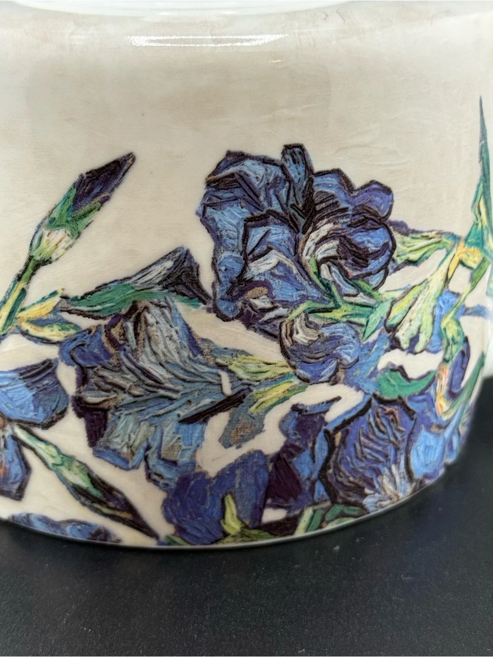 Van Gogh Irises Tea Set The Met Museum Teapot & 2 Cups Porcelain Displayed Only
